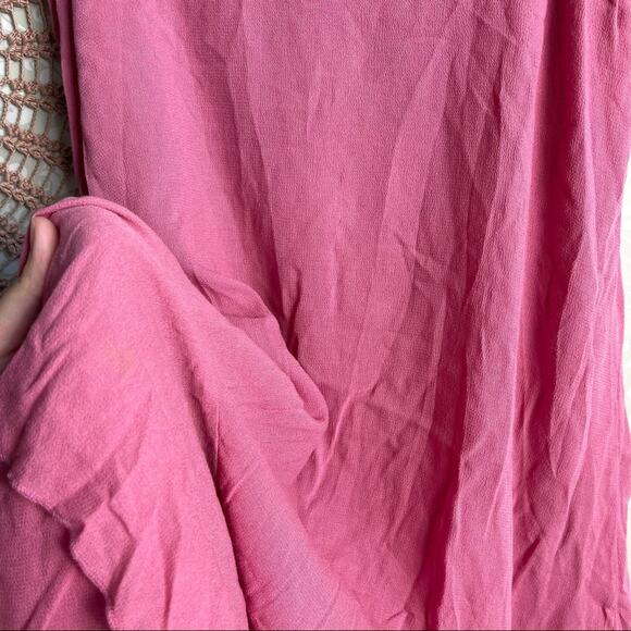 5/$30 Entro Ruffled Shark Bite Hem Sleeveless Mini Dress - Picture 3 of 5